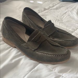 Kenneth Cole suede penny loafers